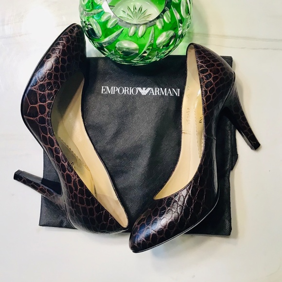 Emporio Armani/authentic heels XEDA13 excellent condition - Picture 1 of 13
